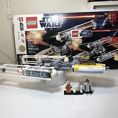 LEGO Star Wars: Gold Leader's Y-wing Starfighter (9495) + Box And Instructioons • $180