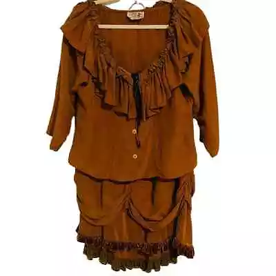 Cowgirls By Marrika Nakk Western Skirt Blouse Set Outfit • $155