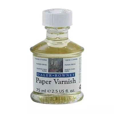 Daler Rowney Paper Varnish 75ml Bottle Used For Prints Maps Decoupage Papercraft • £11.99