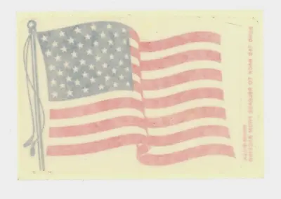 Flag Vintage Sticker American Decal Usa Window Waving Halyard Rope • $2.85
