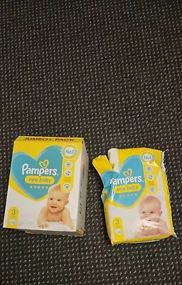 1 Pack X Pampers New Baby Size 3 Nappy 6-10 Kg (42 Nappies) • £7.87