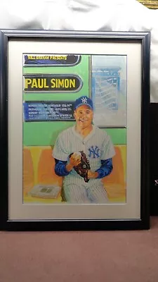 Paul Simon Denver/Oakland Original Concert Poster Shea Stadium New York Yankees • $79.95
