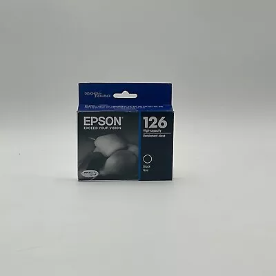 NEW Epson 126 Black Ink Cartridge Genuine OEM - SEALED Expired 10/2024 SL • $17.99