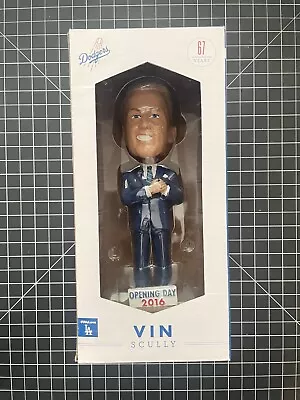 Vin Scully Bobblehead 2016 Opening Day Retirement 67 Years Los Angeles Dodgers • $90