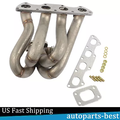 HP-Series Honda Civic B16 B18 44mm Top Mount Equal Length T3 Turbo Manifold • $166.66