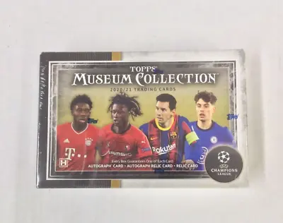 2020-21  Topps Museum Collection Champions League  Soccer  Sealed Hobby Box • $449.99