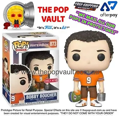 Funko Pop Vinyl Movies The Waterboy 873 Bobby Boucher Bnib + Protector Vaulted • $79.99