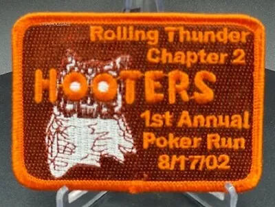 $3.95 • Buy Hooters Poker Run Patch NOS  SEW Or IRON ON