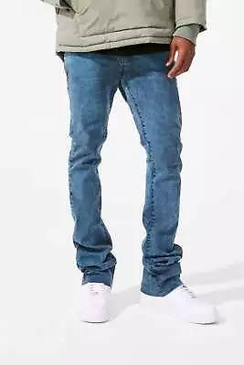 Men JORDAN CRAIG Colored Flare Stacked Denim Jeans • $50