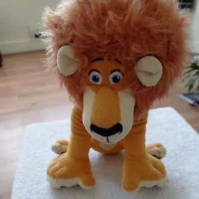 £11.99 • Buy 2011 DreamWorks Madagascar Alex The Lion Plush 11  Seated VGC