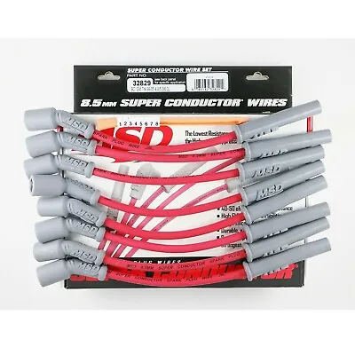 MSD 32829 8.5mm LS1 Truck Red Spark Plug Wire Set Chevy GMC Avalanche Silverado • $122.95