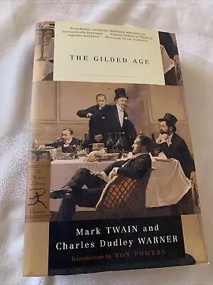 Gilded Age Paperback By Twain Mark; Warner Charles Dudley; Powers Ron (IN... • $9.99
