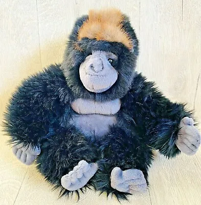 Gorilla Ape Monkey Soft Toy Plush Keel Toys Realistic Silver Back Cuddly 8  Zoo • £9.99