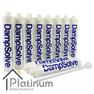 10 X DAMPSOLVE Damp Proof Injection Cream | DPC Course Rising Damp Treatment • £76.20