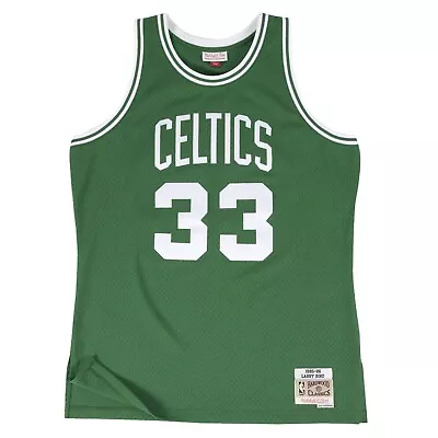Boston Celtics Road 1985-86 Larry Bird #33 Mitchell And Ness Swingman Jersey M • $44.99