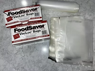 Lot Of Vac Loc Food Saver Thick Shield Quart Vacuum Packaging Storage Bags • $27.99