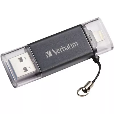 Verbatim 49301 IStore 'n' Go USB 3.0 Flash Drive With Lightning Connector (64GB) • $44.82