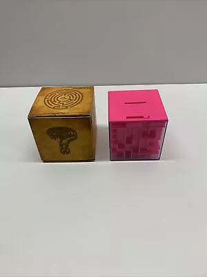 ThinkMax Money Maze Puzzle Box  Pink • $2.99