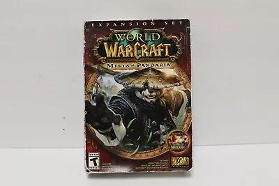 VINTAGE WoW  Mists Of Pandaria Set Notepad 2 Disk Cd Set With Box V25 • $25