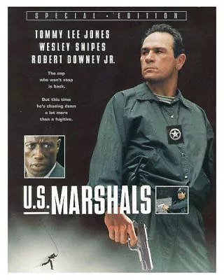 U.S Marshals (DVD 1998) Tommy Lee Jones Wesley Snipes Robert Downey Jr US MOVIE • $6.99