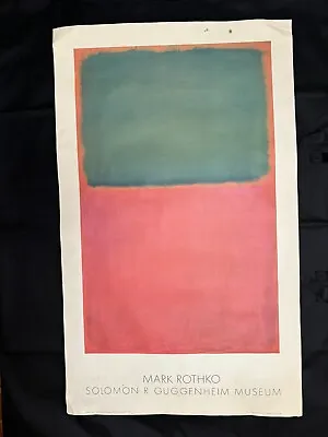 Rare  Mark ROTHKO 1978 “Green Red On Orange” Lithograph Guggenheim Museum • $399
