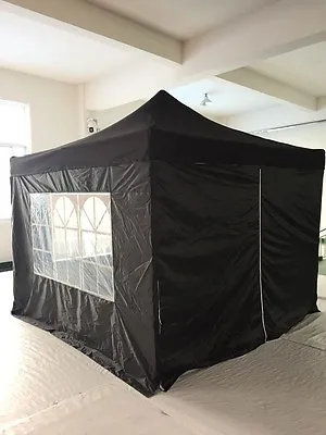 £139.99 • Buy SUPER STRONG GAZEBO 3x3m White Black Marquee PopUp Pyramid Waterproof Tent 