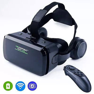 Cell Phone Virtual Reality (vr) Headsets VR EMPIRE VR Headset Phone VR (B+R) • $41.99