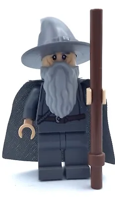 Lego Gandalf The Grey Minifigure With Staff Lord Of The Rings Wizard • $6.25