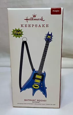 2019 Hallmark Keepsake Ornament BATMAN ROCKS Plays Batman Theme Song New & Mint • $14.95