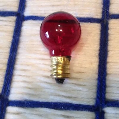 NEW 7w RED C7 Round Rudolph The Reindeer NOSE Frostie Santa CHRISTMAS LIGHT Bulb • $4.98