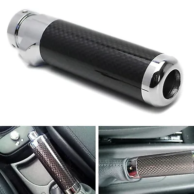 Black Real Carbon Fiber Handbrake Handle Grip For Gen1/Gen2 MINI Cooper • $41.39