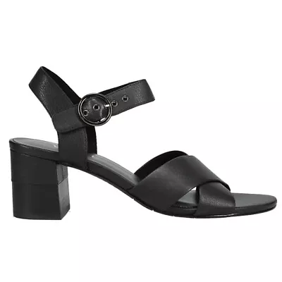 VANELi Morel Block Sling Back  Womens Black Casual Sandals 308871 • $17.99