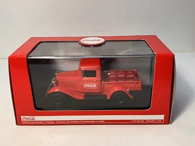 Coca Cola 1934 Ford Model A Pick-Up 1:43 Diecast #443743 NEW NIB • $22