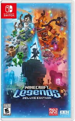 Minecraft Legends Deluxe Edition - Nintendo Switch (Original Case & Cartridge) • $22.49