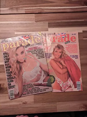 2 X Vintage Parade Magazine Art Glamour 1990s XXX  • $31.12