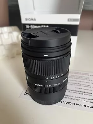 Sigma 18-50mm F/2.8 DC DN Contemporary Lens For Sony E Mount • $525