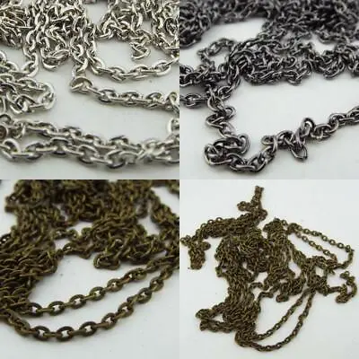 3 COLOUR 1.5M 3mm By 2.5mm Chain Jewellery Craft Model Making BUY 1 2 4 Pks 276 • £7.50