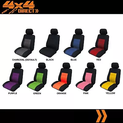 Single Vivid Jacquard Padded Seat Cover For Mitsubishi Ralliart Magna • $79