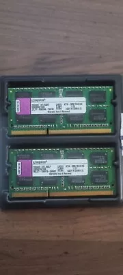 8 GB.... Kingston KTL-TP3B/4G (2 X 4 GB PC3-10600 (DDR3-1333) DDR3 SDRAM  • £5