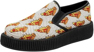 T.U.K. V8892 Creepers Shoes Pizza Slip On  Womens Size US 6 • $55.09