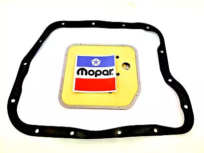 Valiant Mopar Dodge 904 T/F RUBBER Re-usable Pan Gasket + Hi Flo Filter V8 And 6 • $34.90