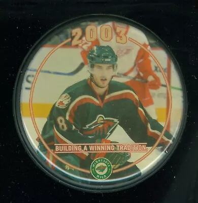 Brent Burns Minnesota Wild 2003 Draft Pick Souvenir Collectible Hockey Puck • $5