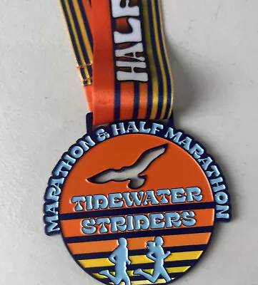 Tidewater Striders Virginia Beach Half Marathon Finisher Medal Running • $14.98