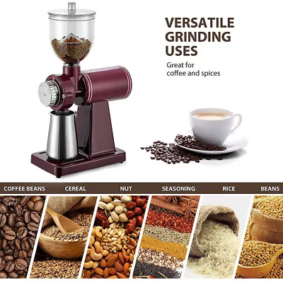 Commercial Electric Automatic Coffee Grinder Espresso Bean Home Grind Machine • $67.99