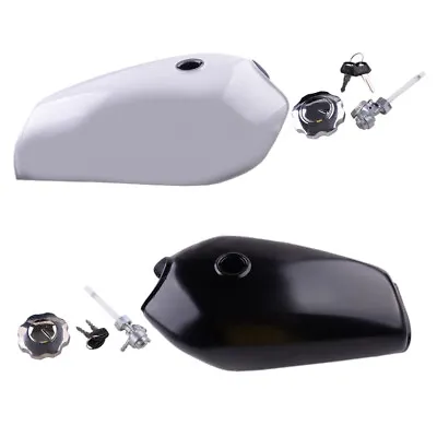 9L Motorcycle Cafe Racer Vintage Style Fuel Gas Tank With Cap Cover Switch New • $420.85