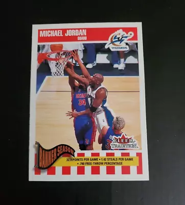 2002-03 Fleer  # 270 Michael Jordan Tradition Banner Season  HOF • $110