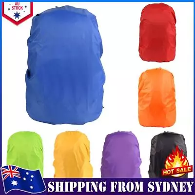 Waterproof Backpack Rain Cover Portable Backpack Cover Hi-Visibility For Outdoor • $9.29