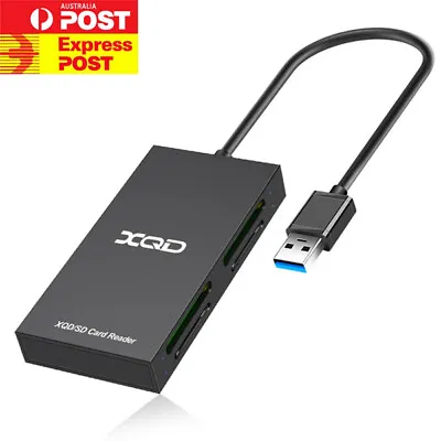 $55 • Buy Rocketek Dual XQD / SD USB 3.0 Card Reader Adapter For Sony G / M Series/Lexar