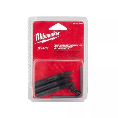 Milwaukee 48-25-7000 Large Self-Feed Accessory Kit For Bits 3 In. And Larger • $18.99