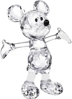 Disney Mickey Mouse Swarovski Ornament Crystal Glass Figurine 687414 BNIB • $195